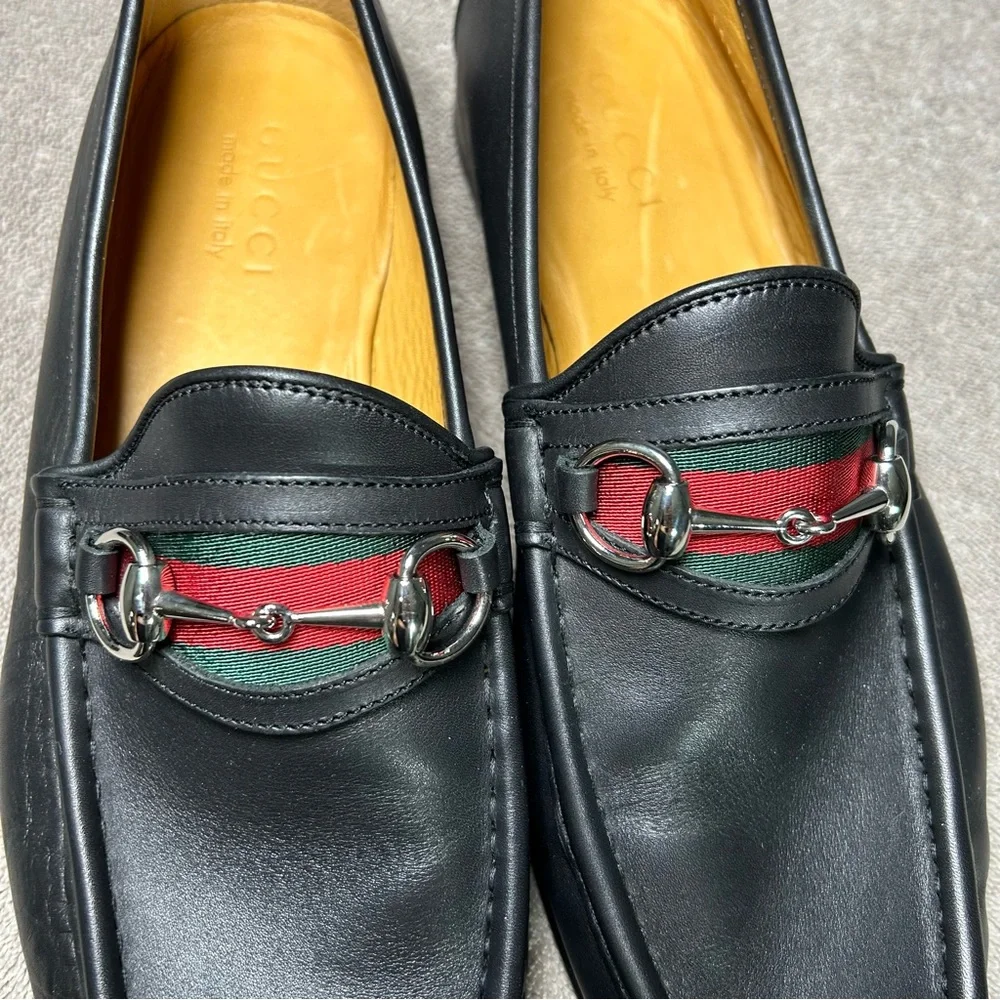 EUC Gucci mens horsebit Loafers size 9 - Picture 8 of 8
